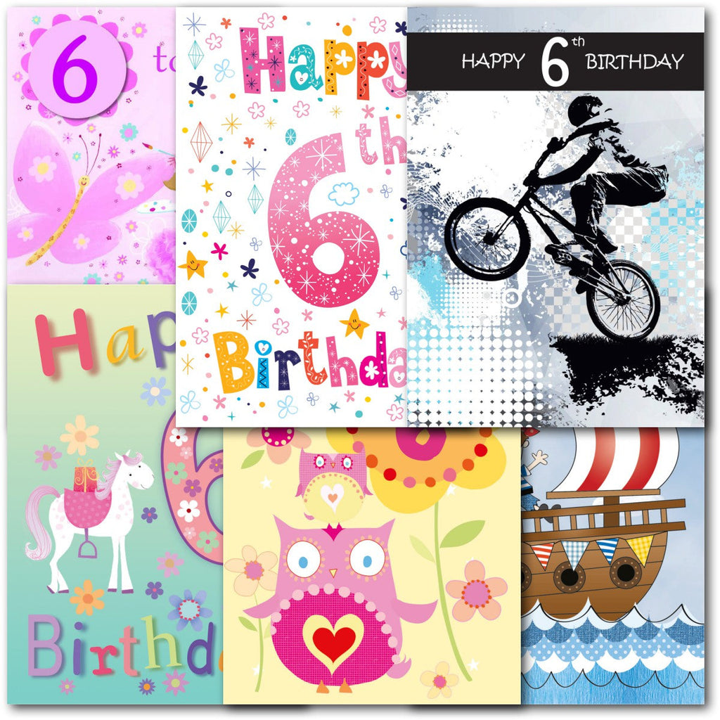 6th Birthday Cards