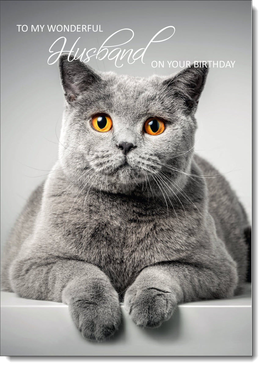 Wife Birthday Card - Cat Present - Happy Birthday Card For Wife From - View #12