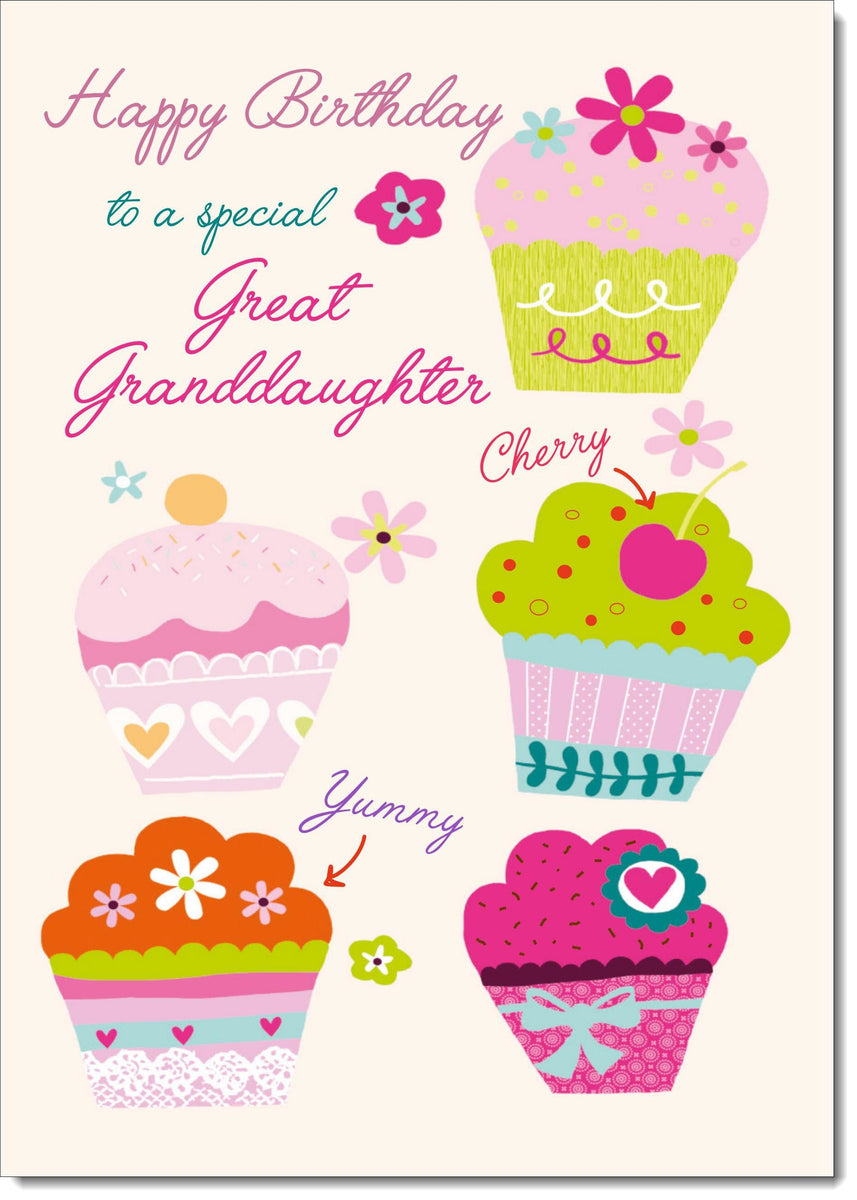 Geburtstagskarte Für Die Tochter – Handgemacht Mit Cupcake-Motiv, Strass & Glitzer, Inkl. Umschlag