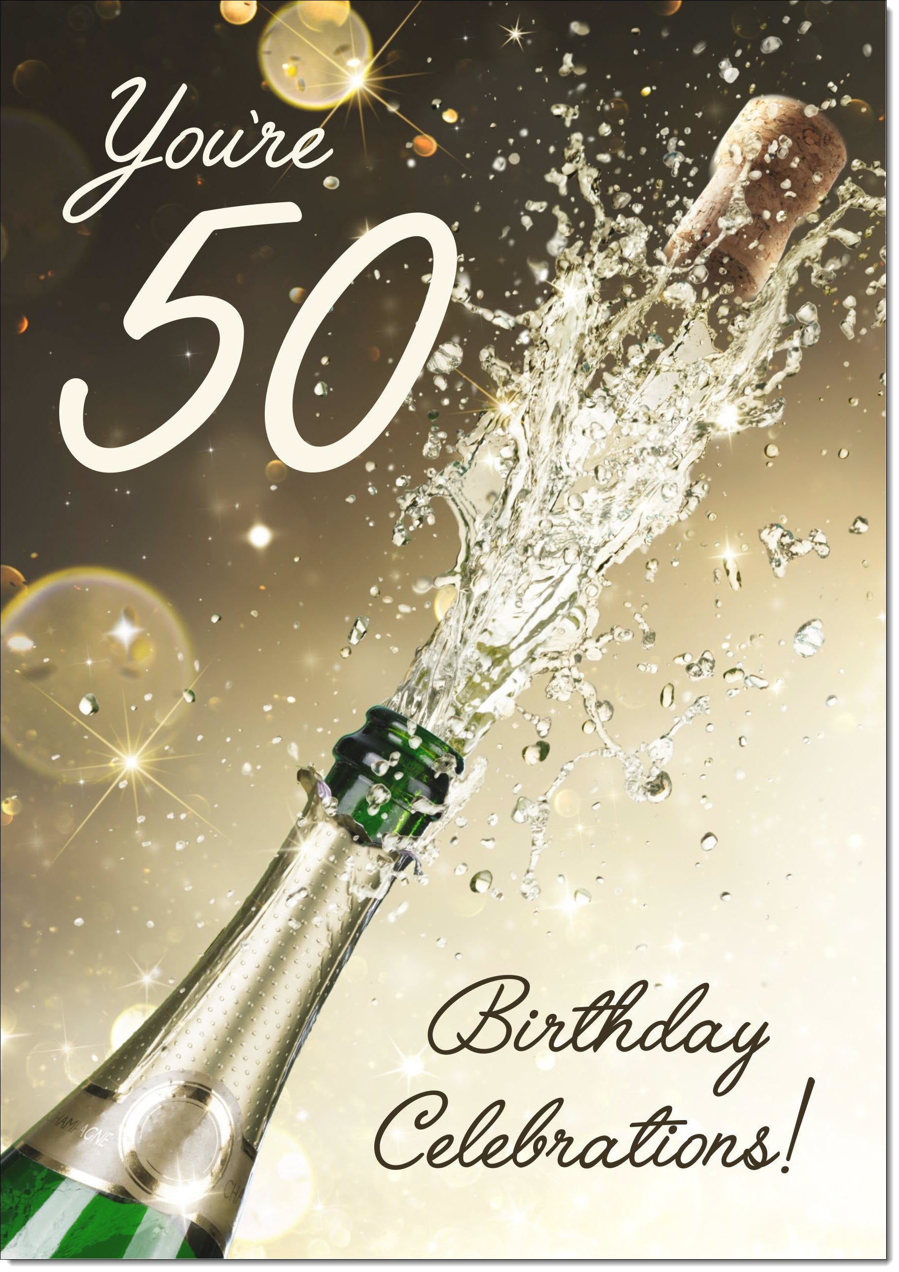 Sister in Law 50th Birthday Card (ICG-8310) - Pink Flowers - Embossed Sister in Law 50th Birthday Card (ICG-8310) - Pink Flowers - Embossed