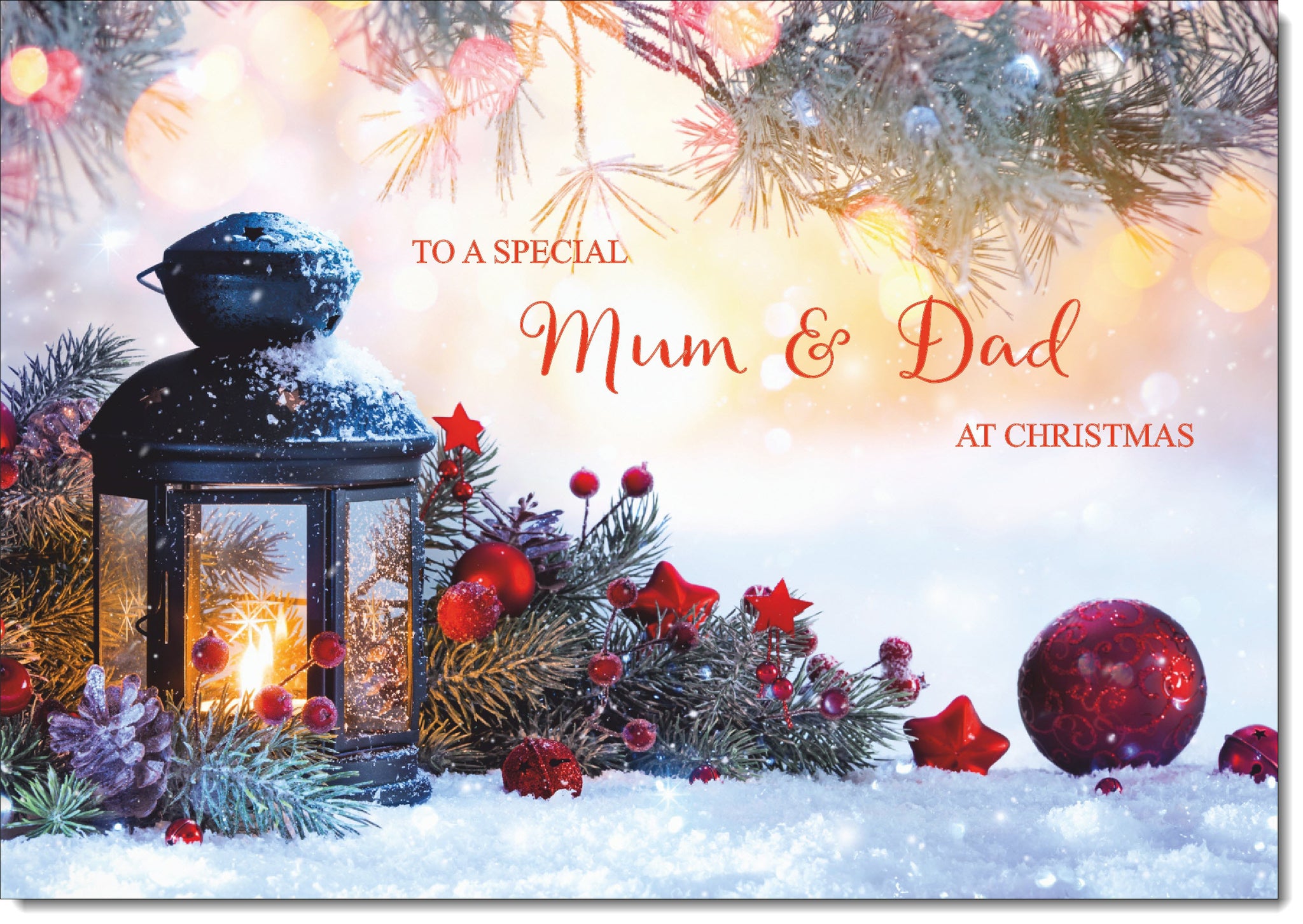 Christmas Card Merry Christmas To My Mum In Heaven Mum Dad