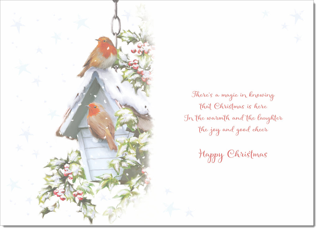 Second Ave Grandad Christmas Robin - Biglietto Di Auguri Natalizio Con Pettirosso - 6