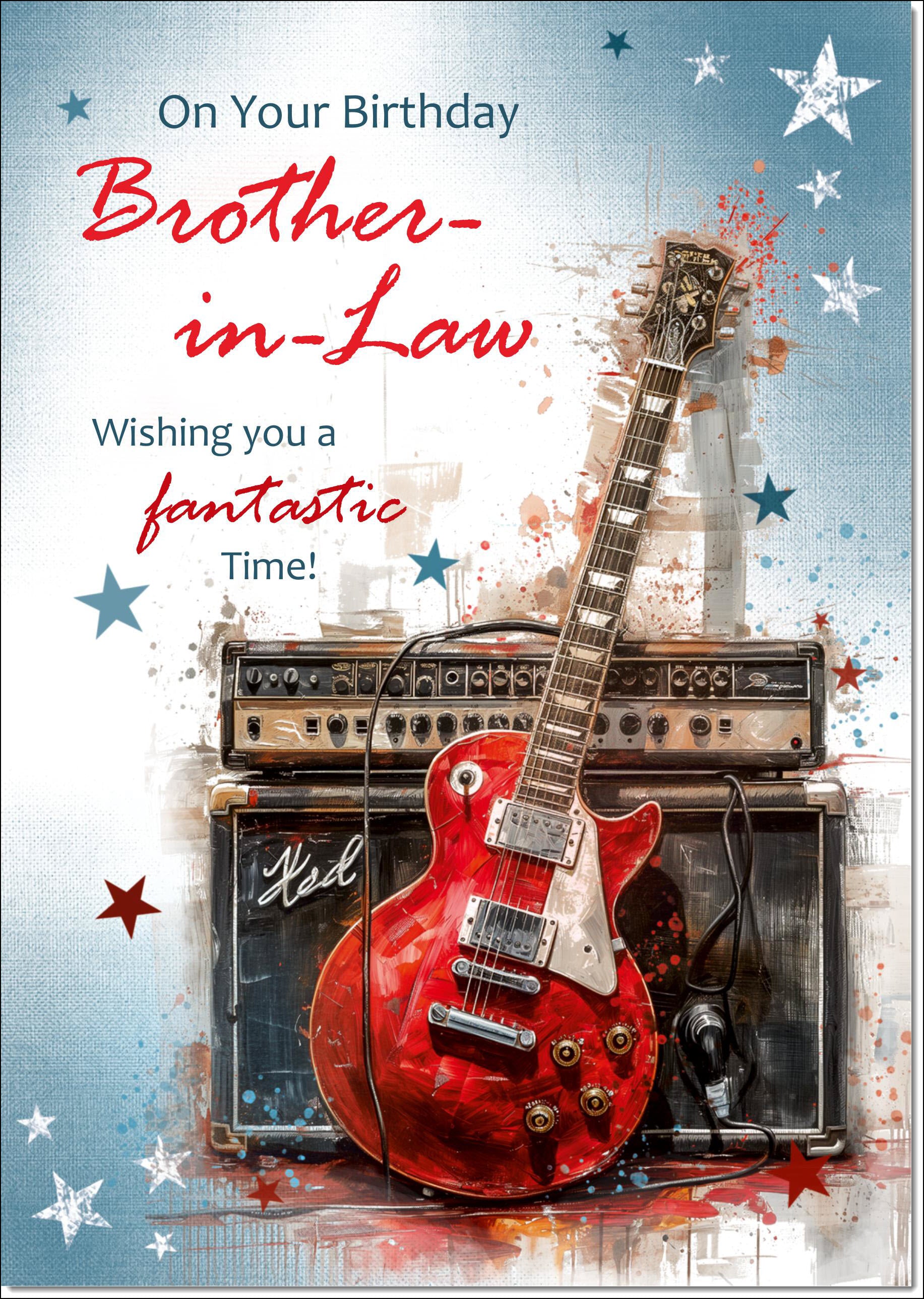 Brother In Law Funny Birthday Card For Him Men Male - Excuse