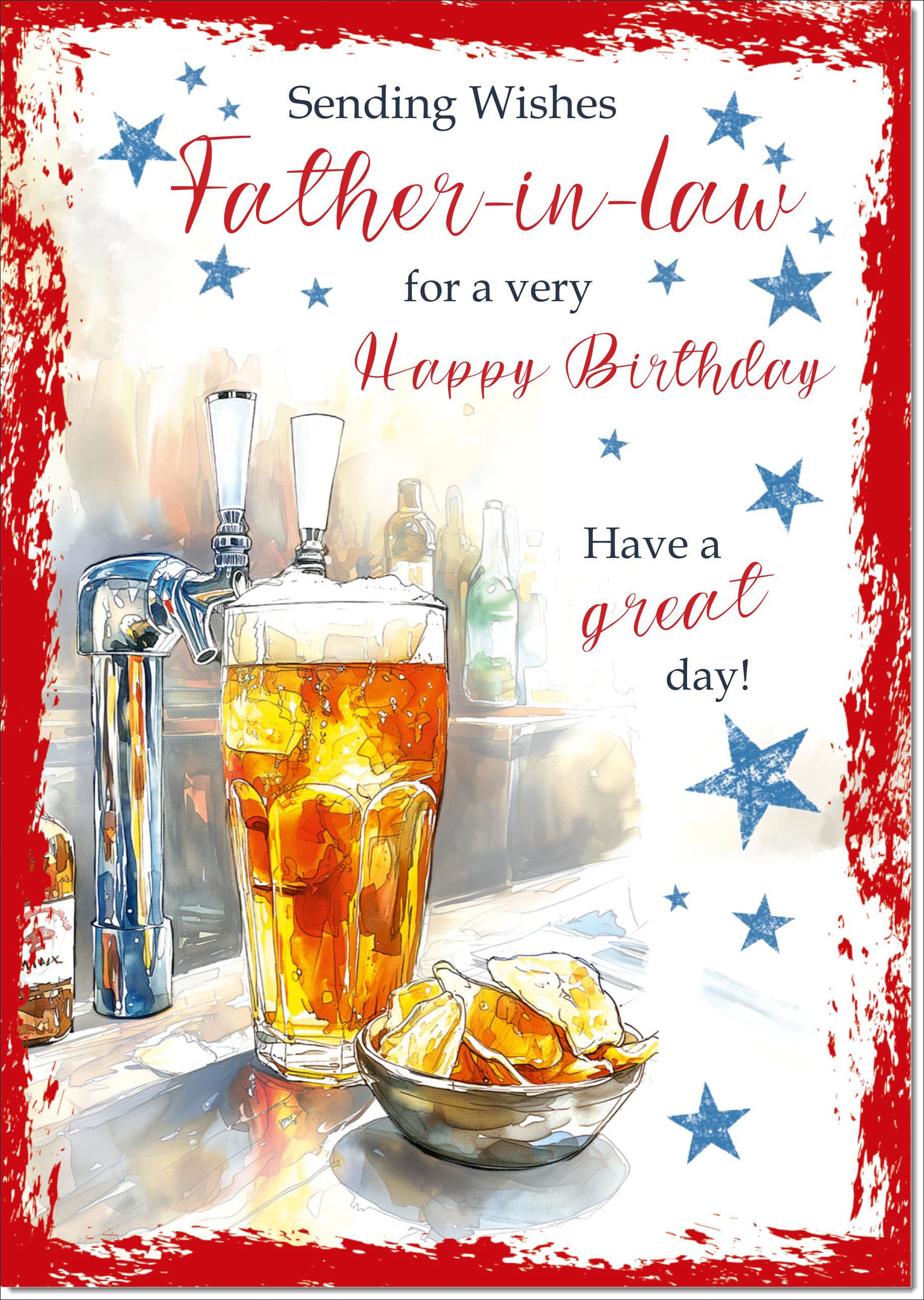 Birthday Quotes Happy 60th Birthday Father In Law Son In Law 60th Birthday  Card — Special Thoughts, image size:1833x2577