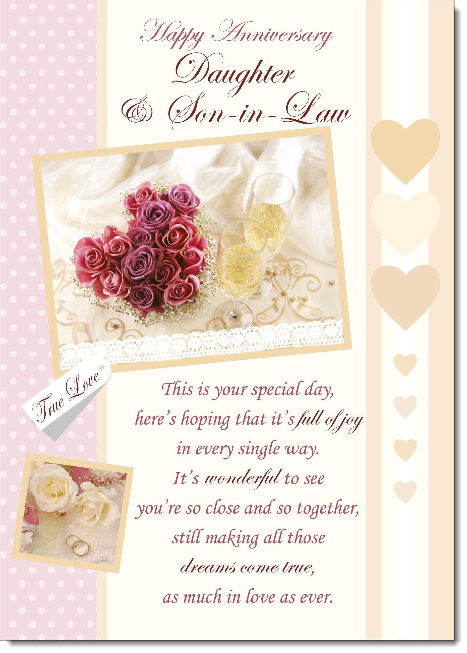 Son And Daughter-in Law Personalised Wedding Day Card - UK - Foto 4